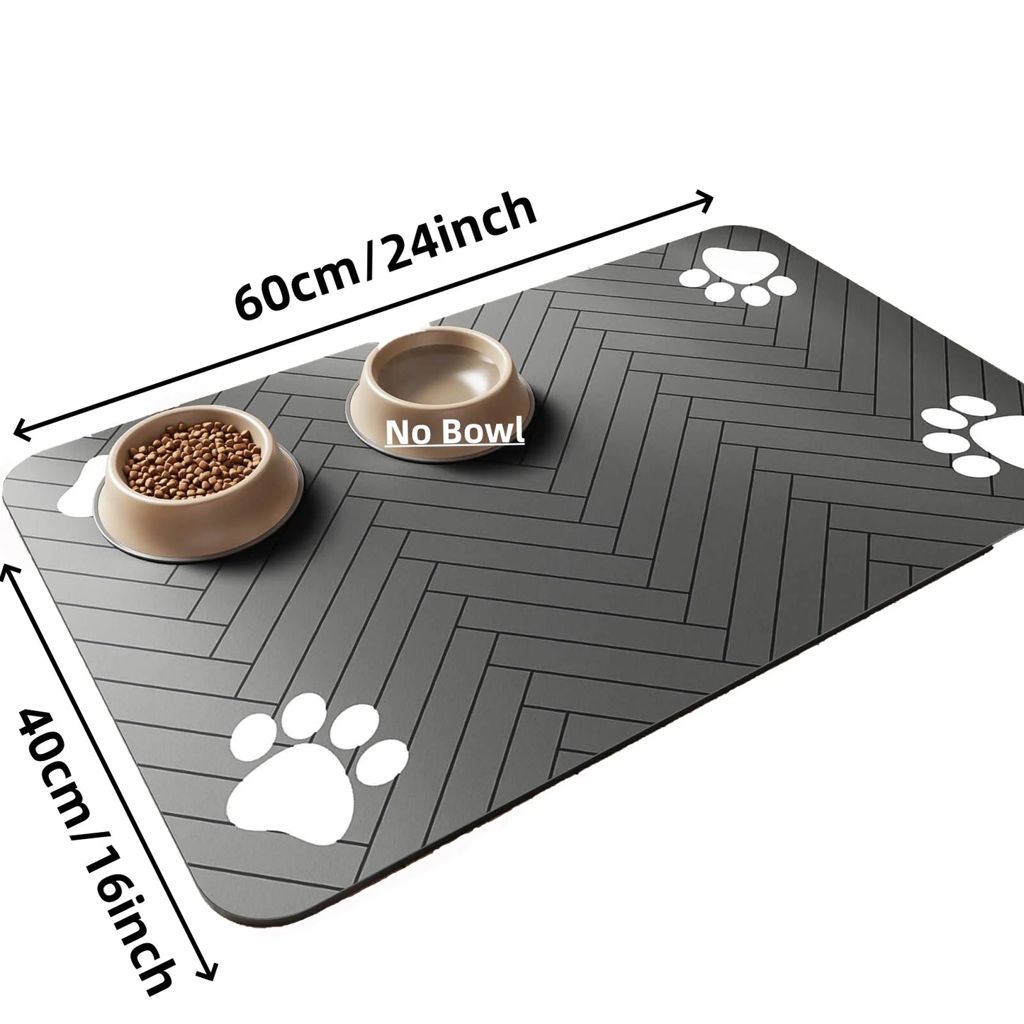 Pet Feeding Mat - Absorbent and Waterproof