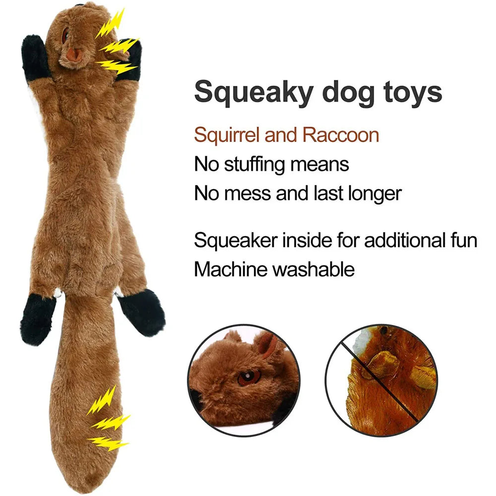 Stuffingless Squeaky Dog Toy