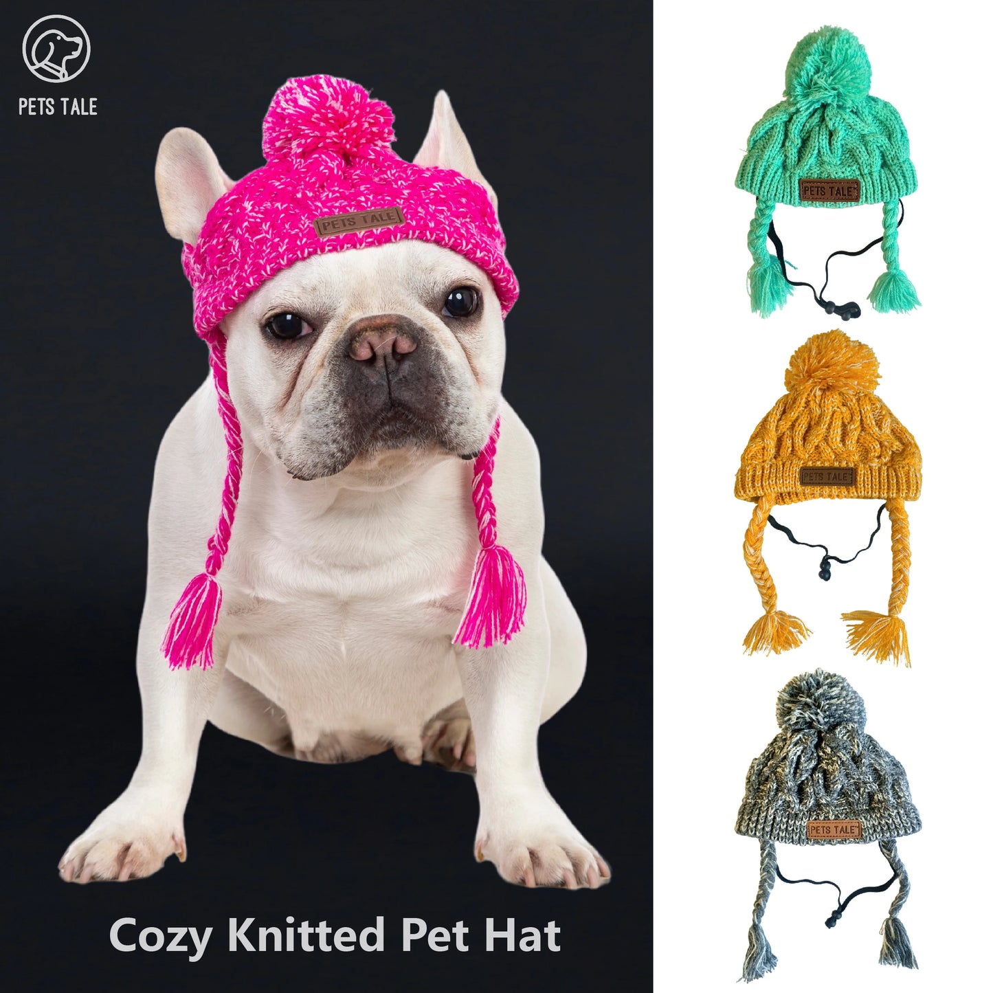 Winter Warm Knitted Pet Hat