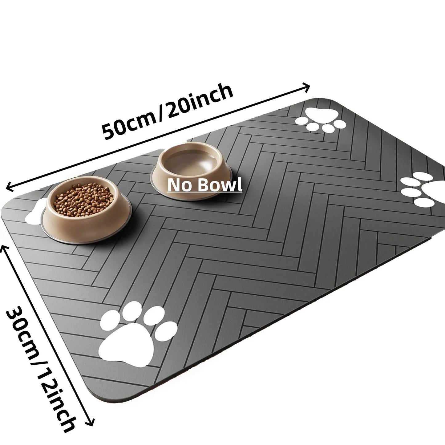 Pet Feeding Mat - Absorbent and Waterproof