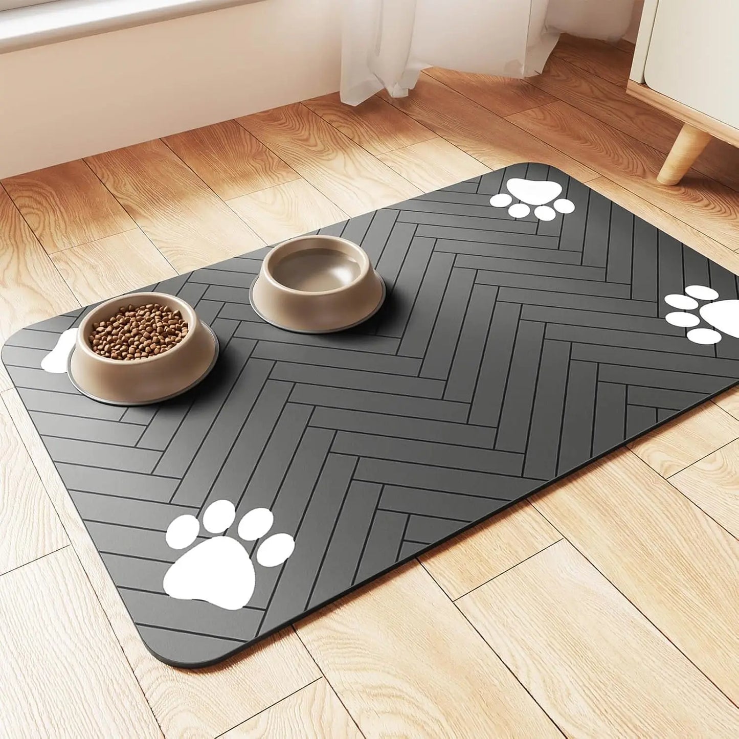 Pet Feeding Mat - Absorbent and Waterproof