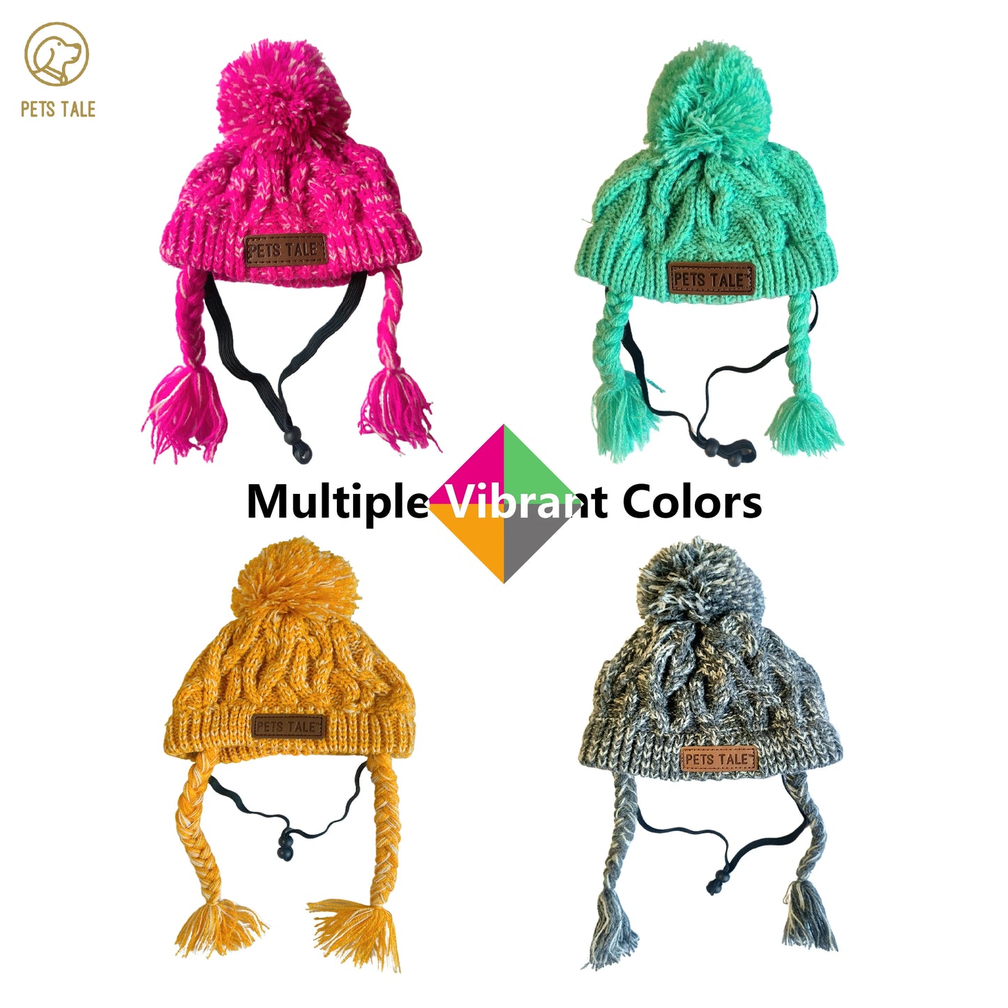 Winter Warm Knitted Pet Hat